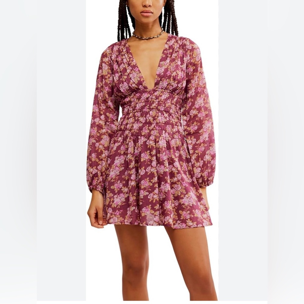 Free People Keep You Mini in Berry Combo Size L. NWT